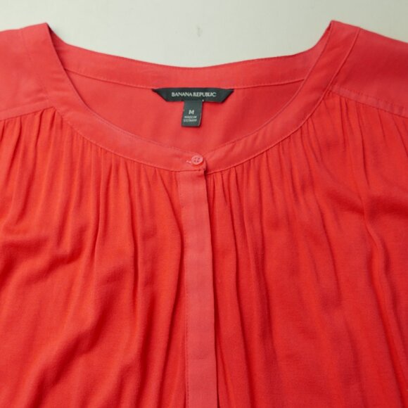 Red Peasant Blouse - Picture 1 of 4